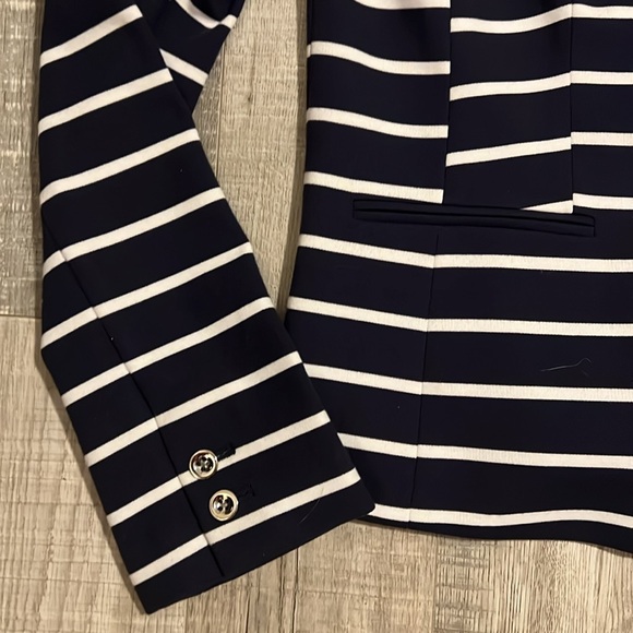 Banana Republic Striped Ponte Modern Blazer - Picture 5 of 11